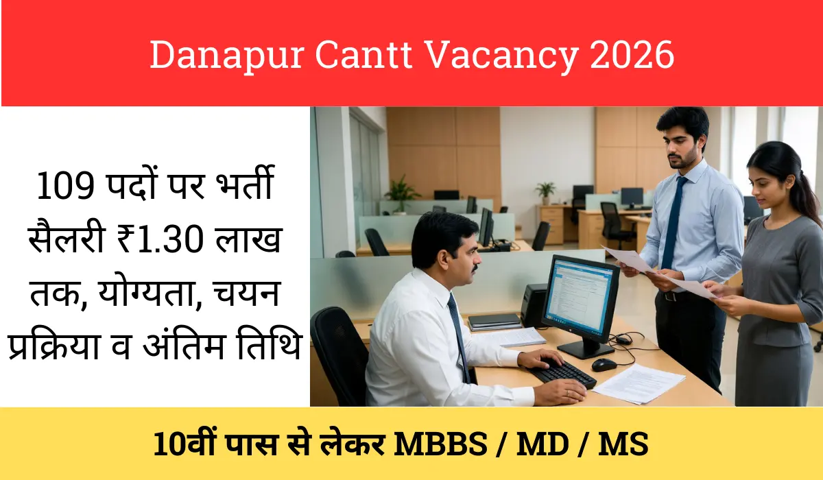Danapur Cantt Vacancy 2026