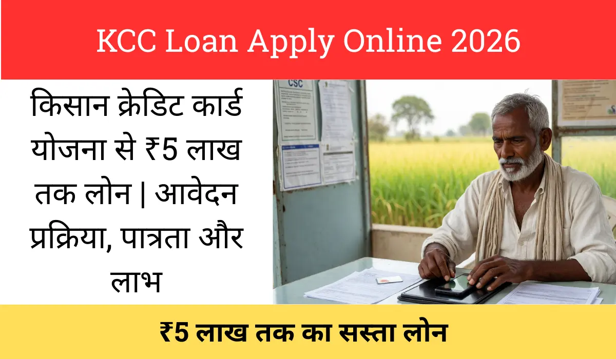 KCC Loan Apply Online 2026