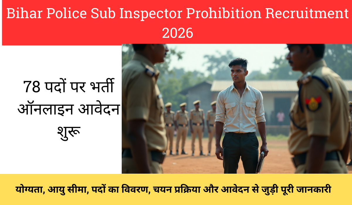 Bihar Police SI Prohibition Recruitment 2026