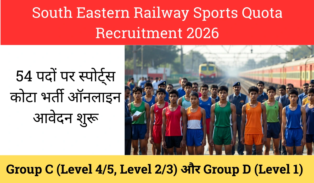 South Eastern Railway Sports Quota Recruitment 2026