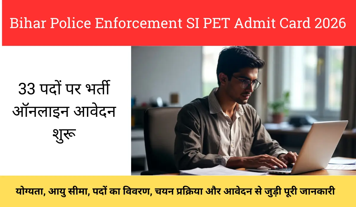 Bihar Police Enforcement SI Recruitment 2025