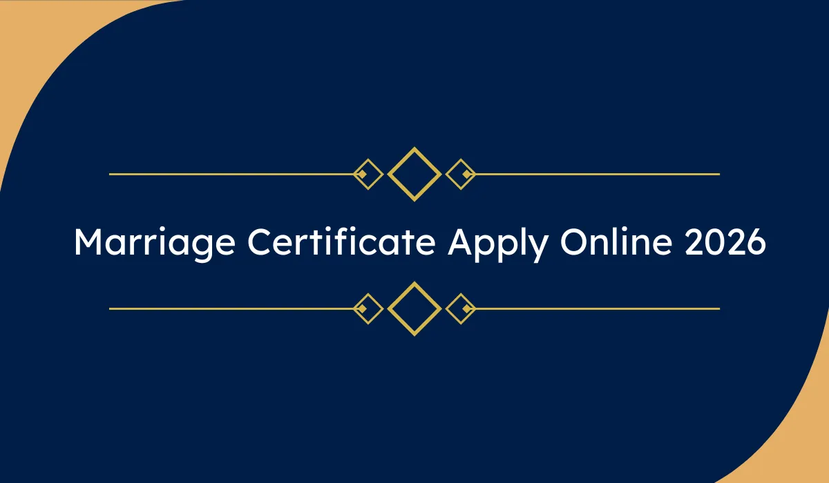 Marriage Certificate Apply Online 2026 – बिहार में ऑनलाइन मैरिज सर्टिफिकेट कैसे बनवाएँ? पूरी प्रक्रिया यहाँ जानें