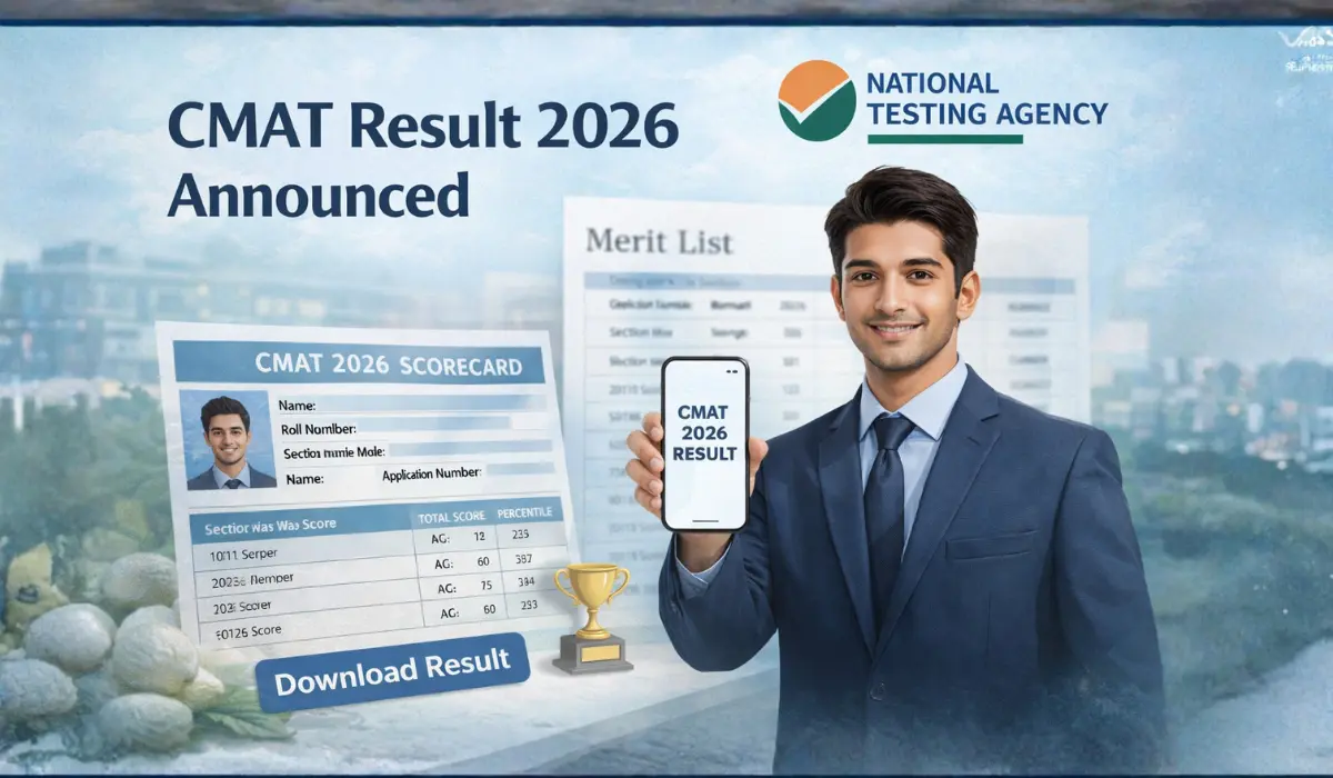 CMAT Result 2026 Released Download Scorecard | NTA CMAT Result Link