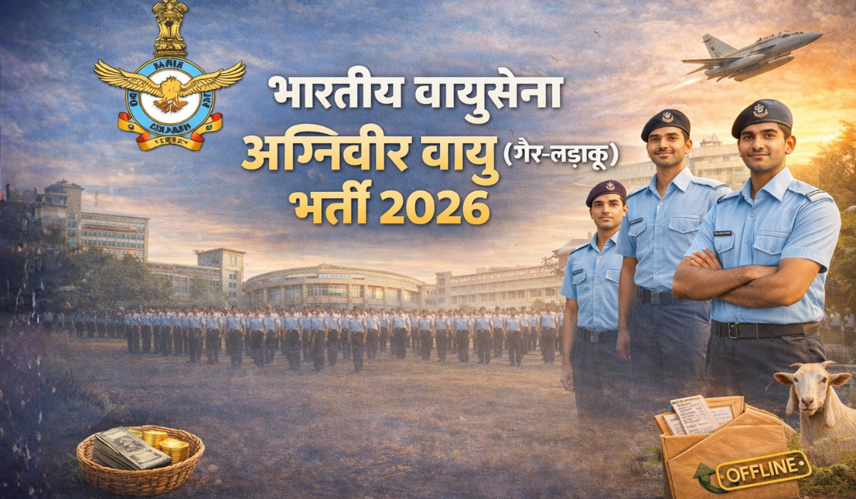 Indian Air Force Agniveer Vayu Non-Combatant Recruitment 2026