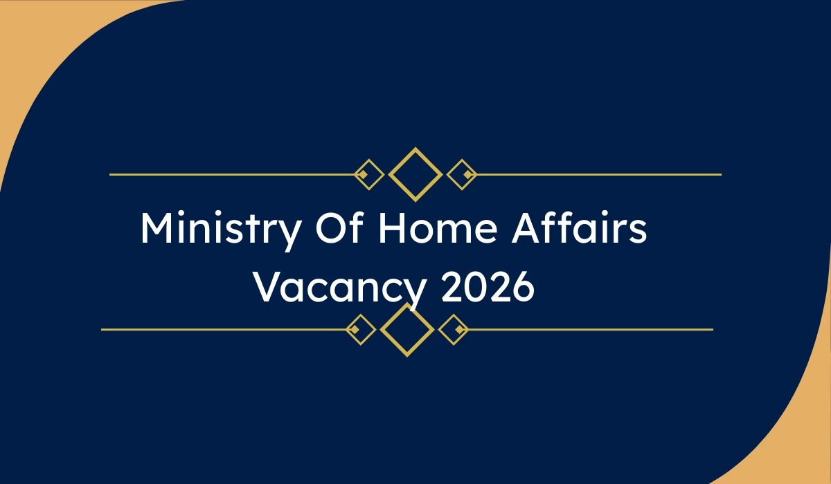 Ministry Of Home Affairs Vacancy 2026 – गृह मंत्रालय में विभिन्न पदों पर भर्ती (Deputation Basis)