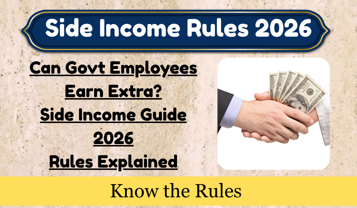 Can Govt Employees Earn Extra Side Income Guide 2026 Rules Explained