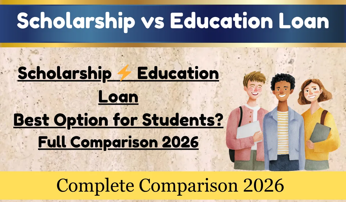 Scholarship Education Loan Best Option for Students Full Comparison 2026