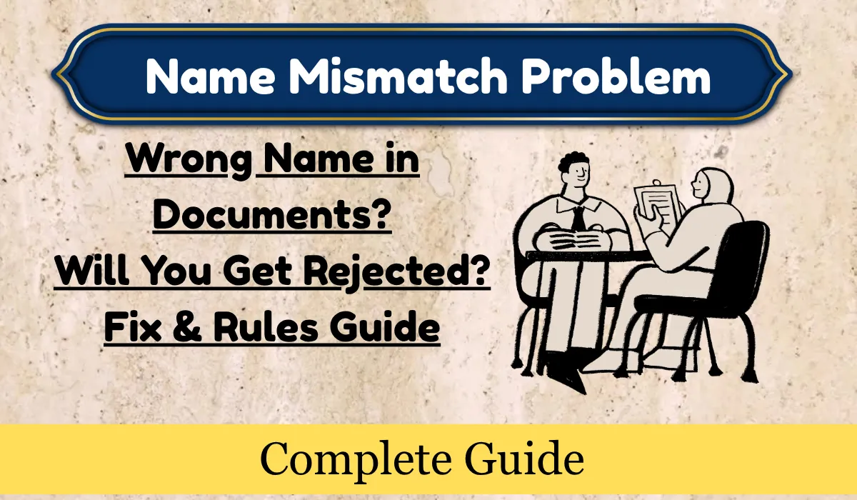 Wrong Name in Documents Will You Get Rejected Fix & Rules Guide