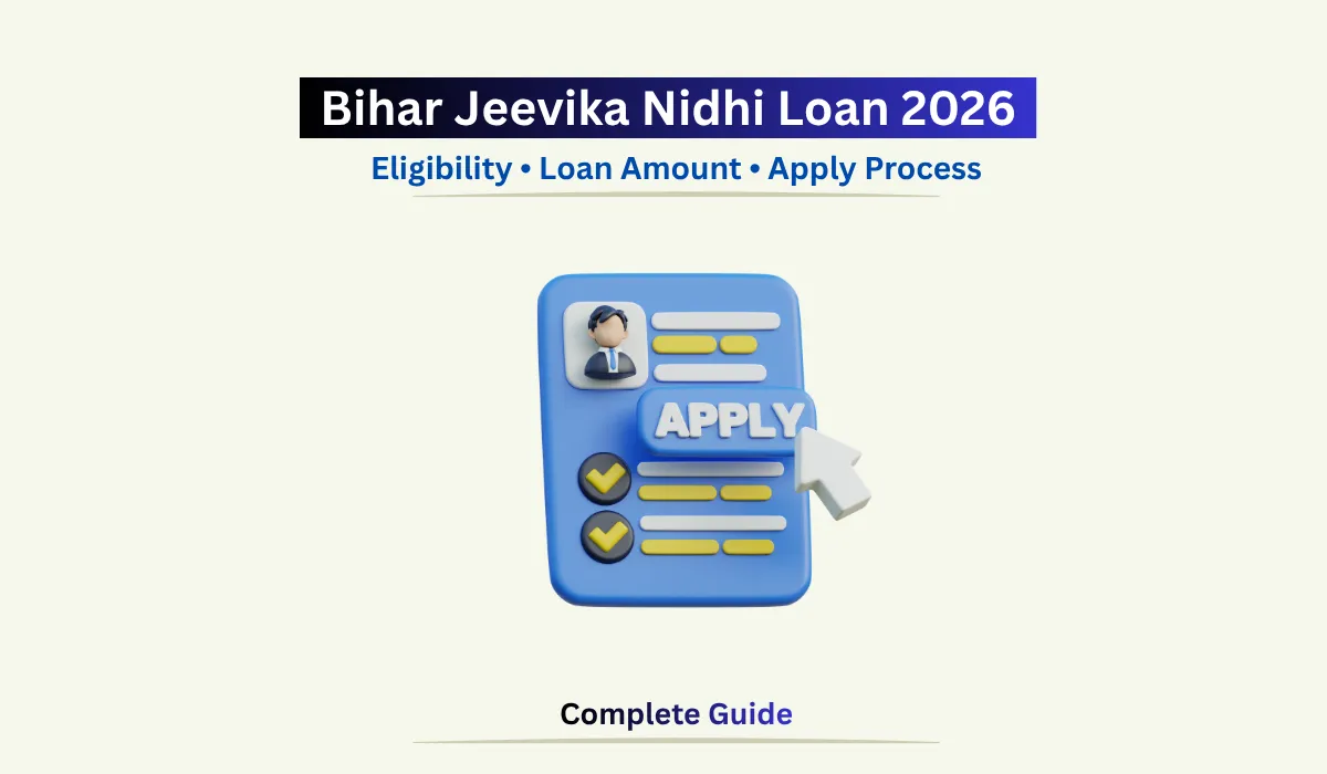 Bihar Jeevika Nidhi Loan 2026 eligibility, loan amount and application process
