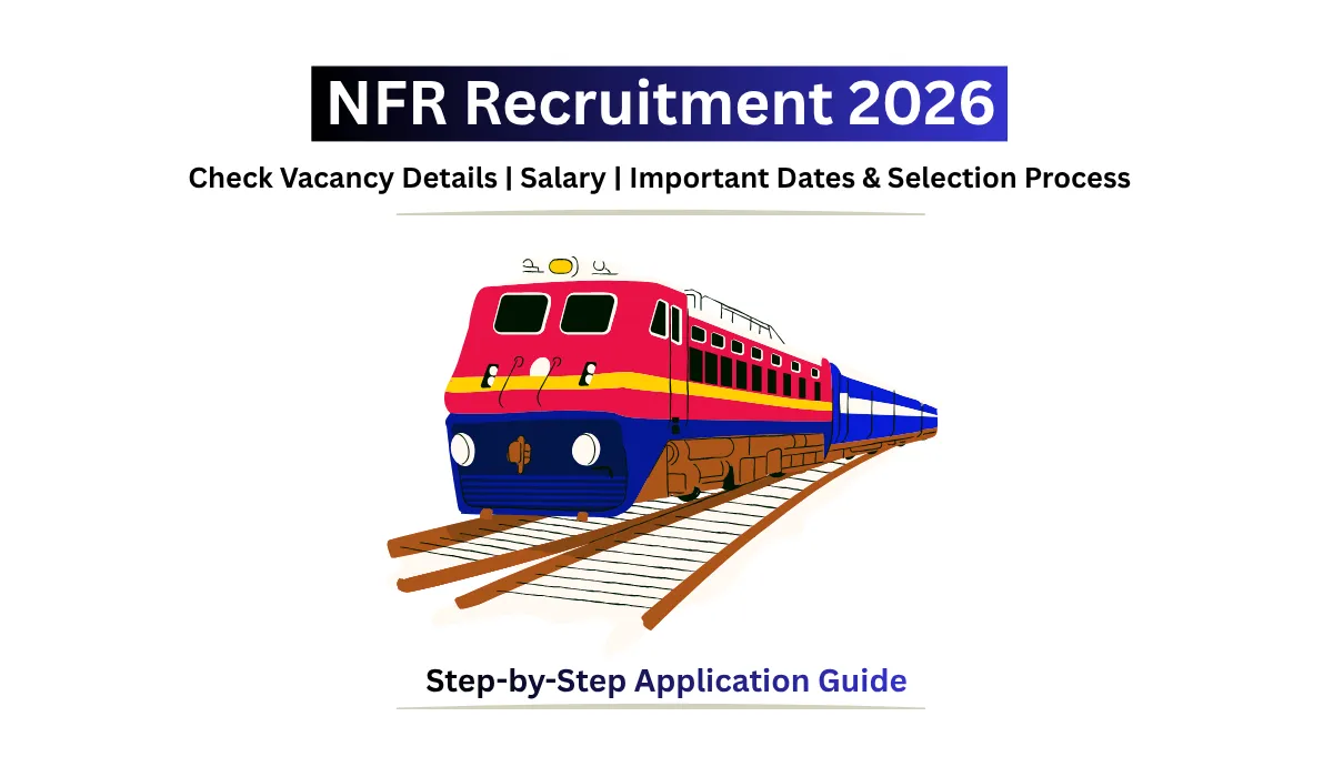 NFR Recruitment 2026 official notification with vacancy eligibility salary and apply online details