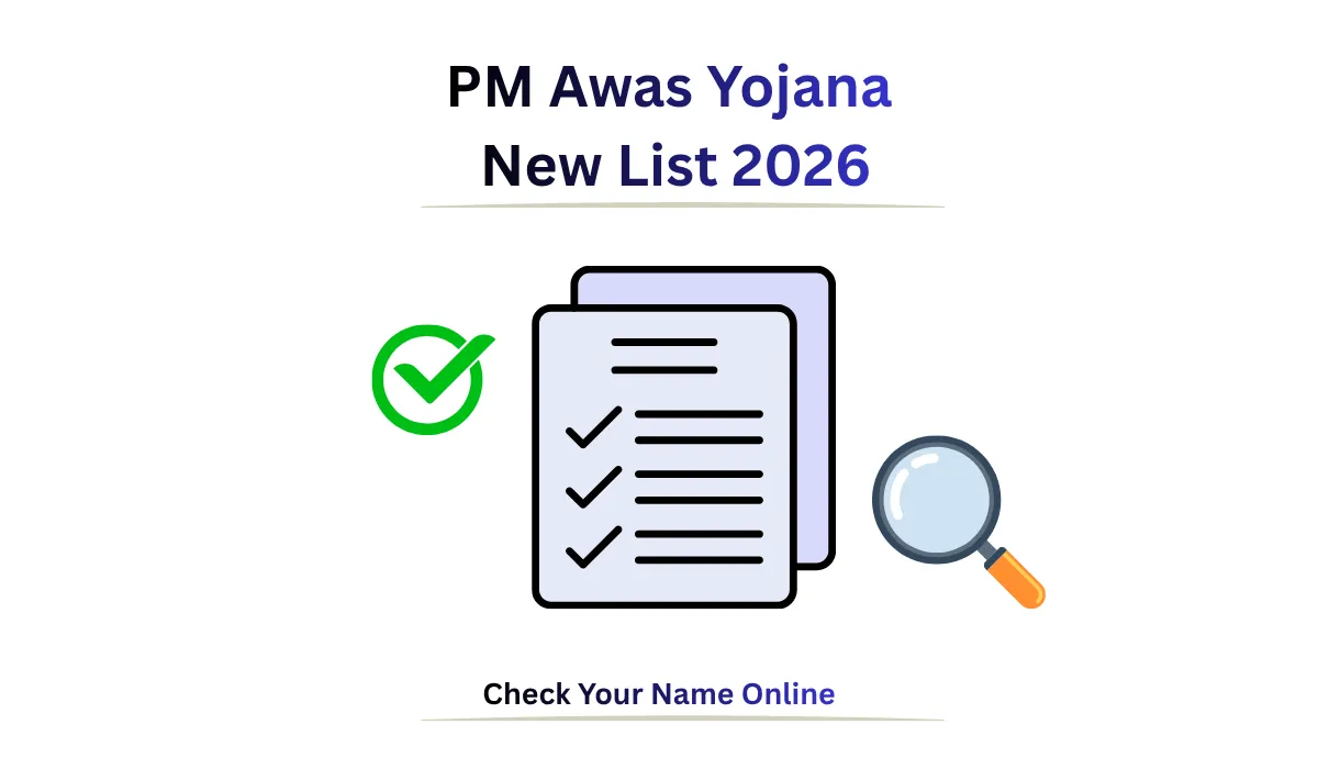 PM Awas Yojana New List 2026 beneficiary list checking online