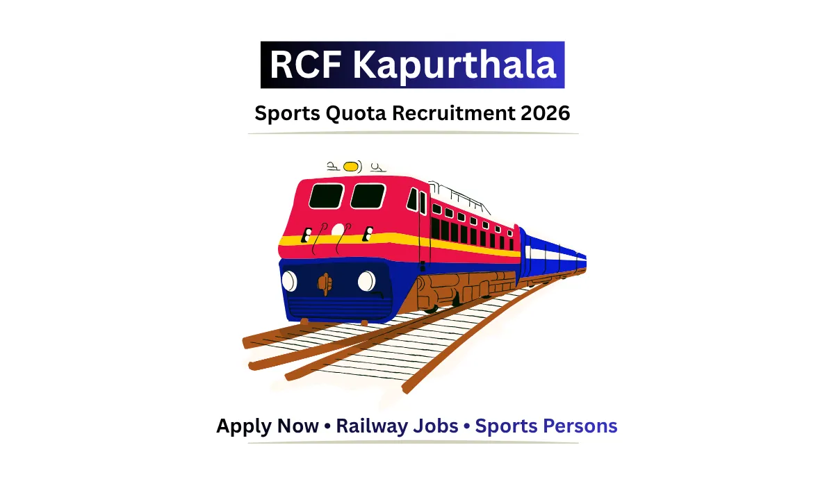 RCF Kapurthala Sports Quota Recruitment 2026 notification