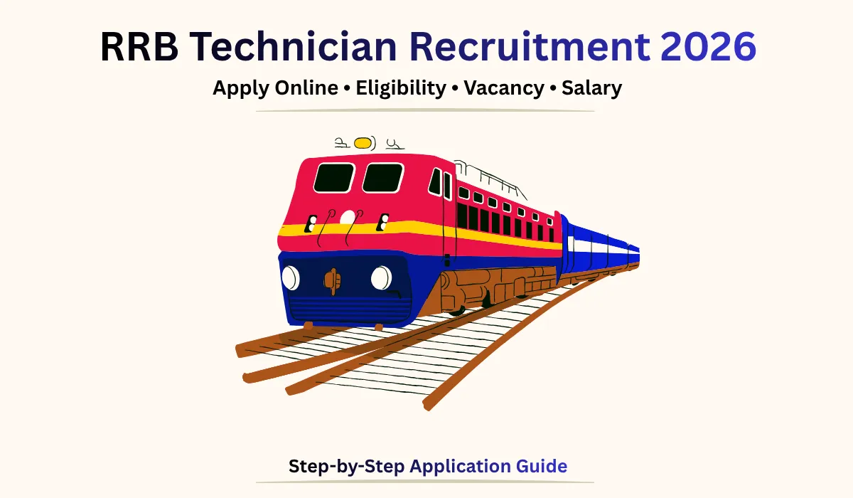 RRB Technician Recruitment 2026 Apply Online Notification