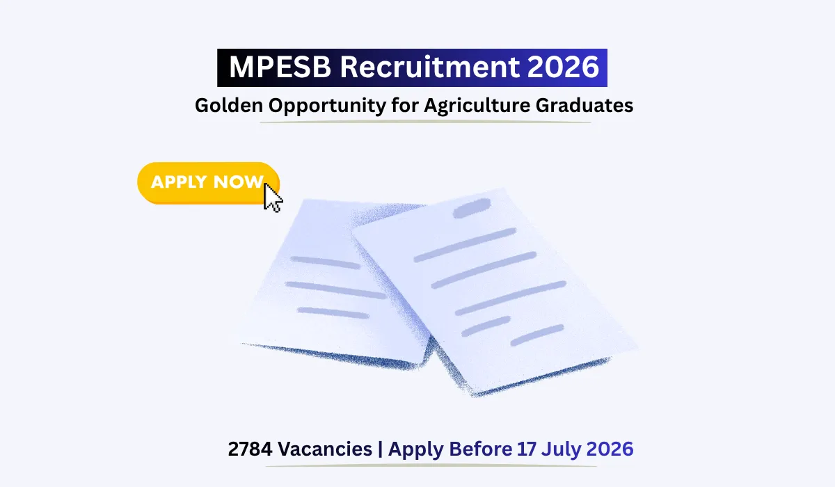 MPESB Recruitment 2026 apply online notification eligibility and last date