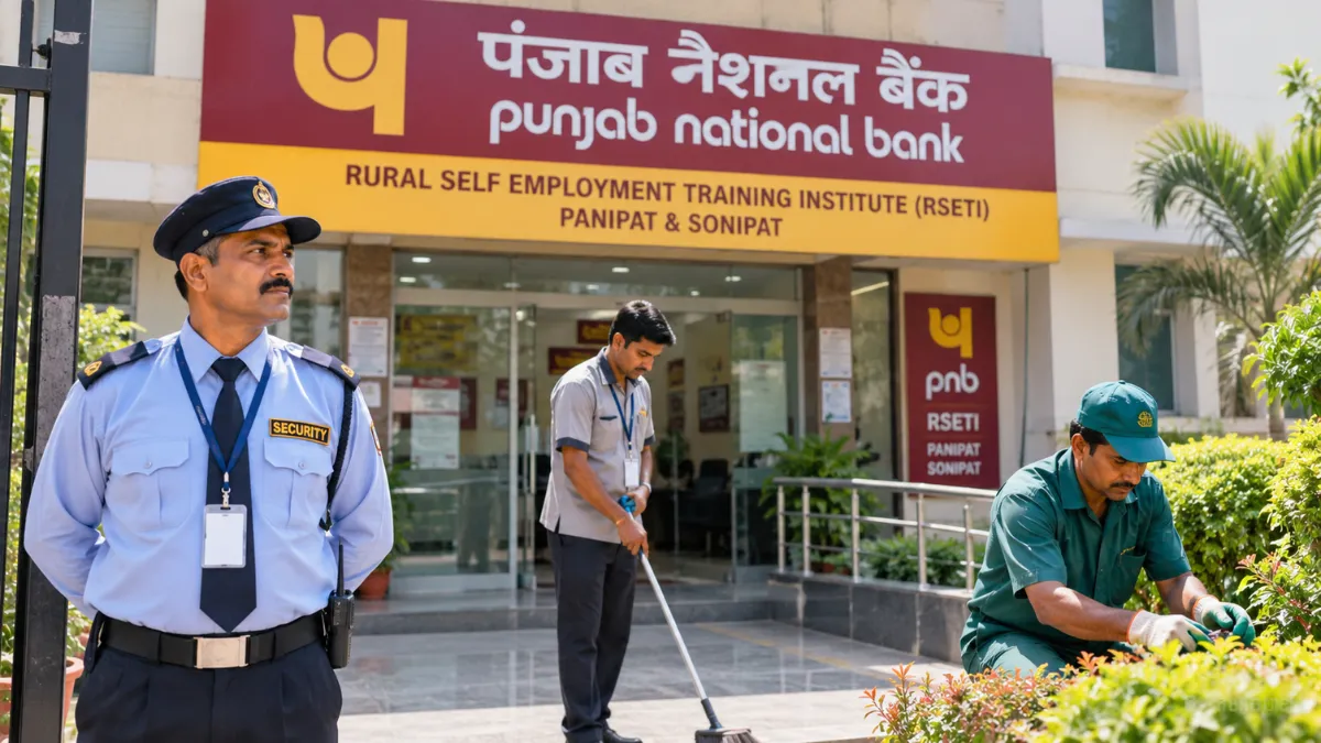 Punjab National Bank Panipat RSETI Attender and Watchman Gardener Recruitment 2026